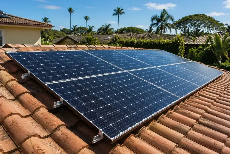 Installation de panneaux solaires à la Garde-Adhémar